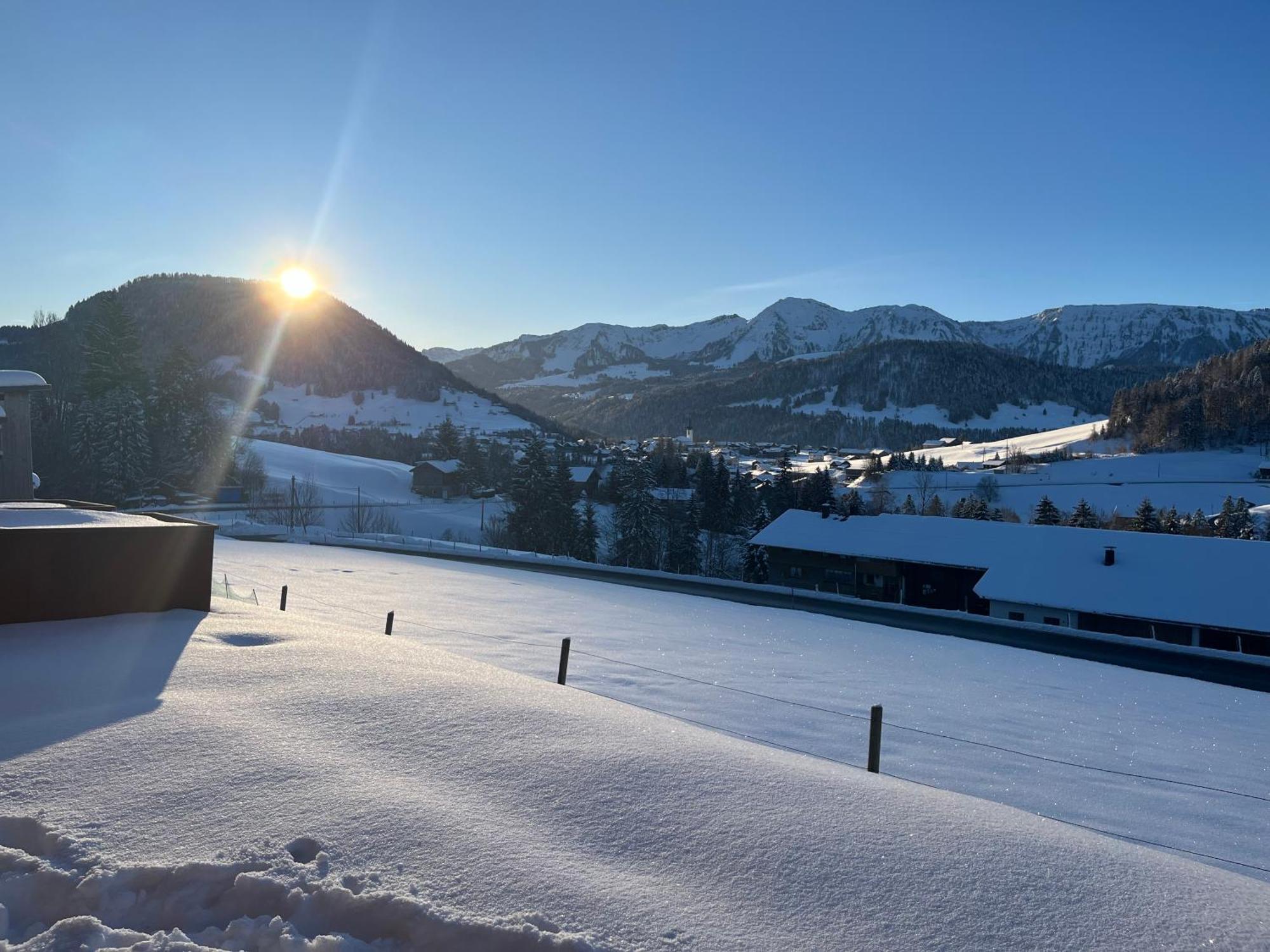 Ferienwohnung Schoenenbuehl Hittisau Exterior foto